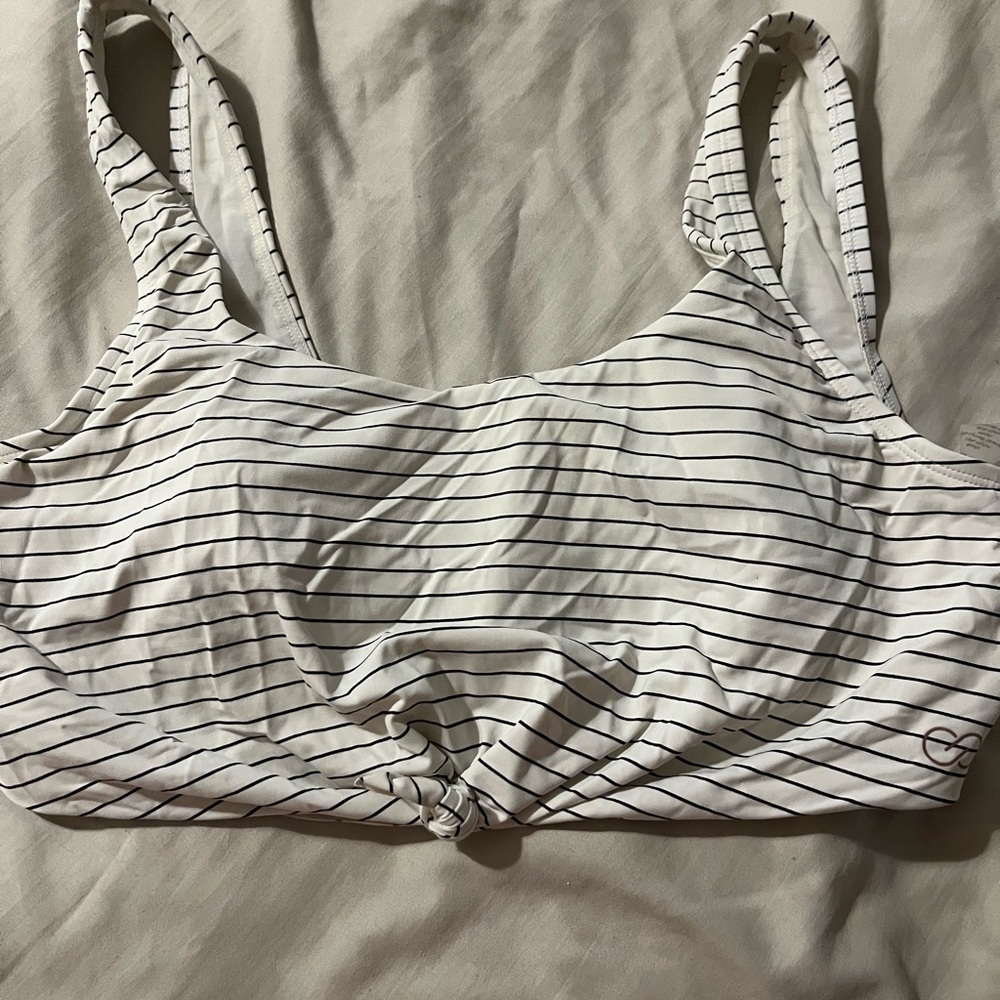 Striped Calia bikini top